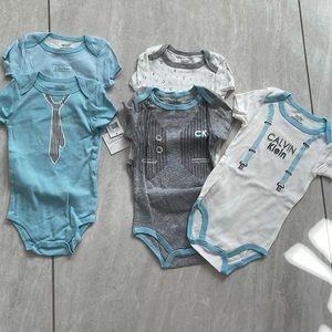 NWT, Calvin Klein Baby 5-Piece Set